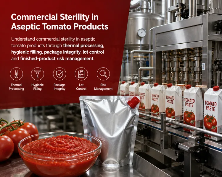 Commercial Sterility in Aseptic Tomato Products