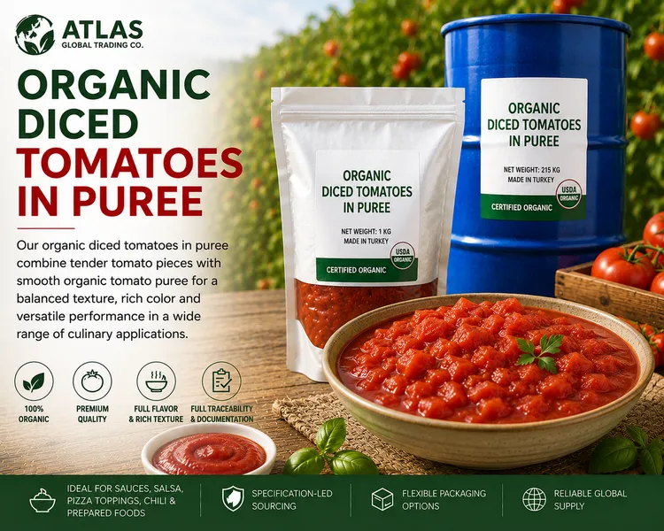 Organic Diced Tomatoes in Puree