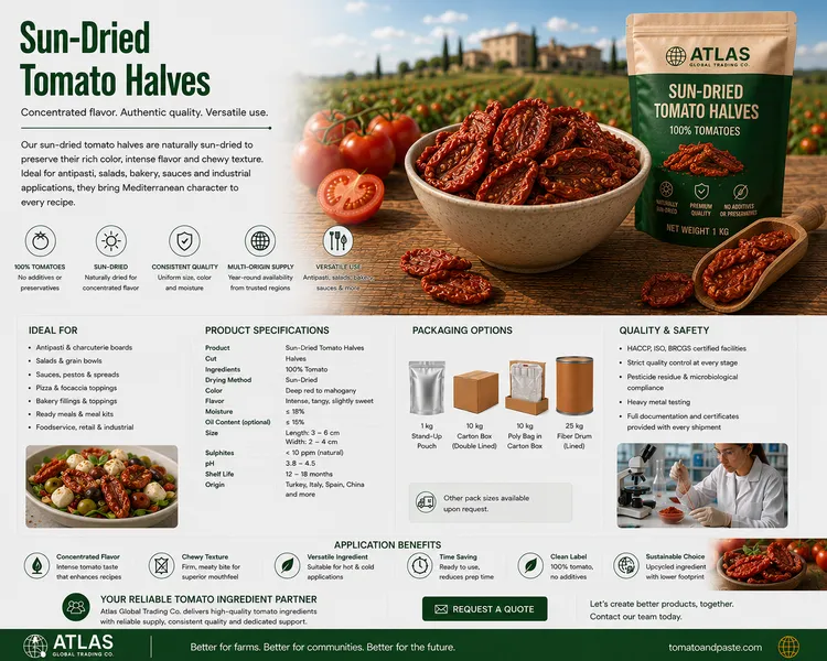 Sun-Dried Tomato Halves