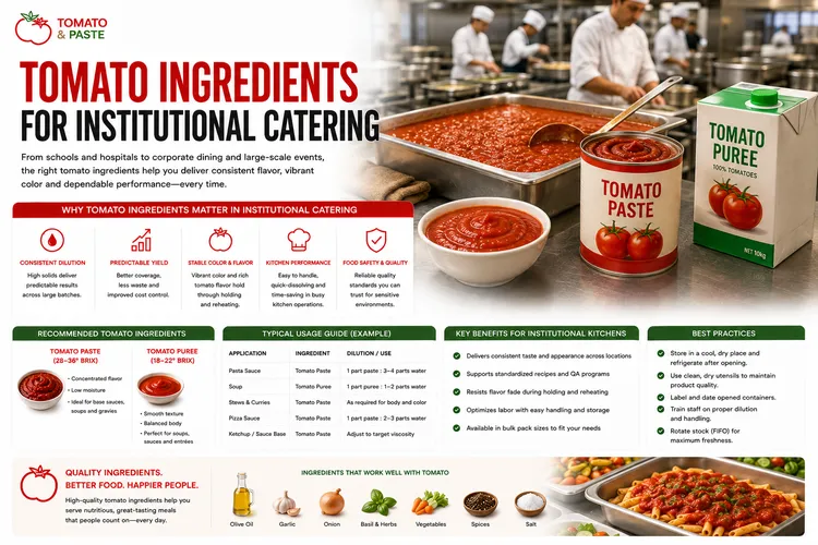 Tomato Ingredients for Institutional Catering