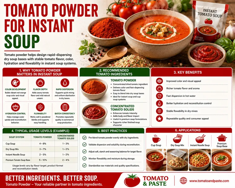 Tomato Powder for Instant Soup